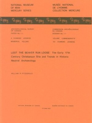 cover image of Lest the Beaver Run Loose